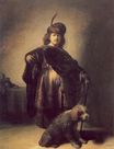 Рембрандт ван Рейн - Автопортрет в восточной одежде 1631
