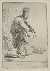 Рембрандт ван Рейн - Слепой скрипач 1631