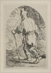 Рембрандт ван Рейн - Набросок для Бегство в Египет 1632
