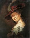 Рембрандт ван Рейн - Портрет молодой Саскии 1633