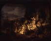 Рембрандт ван Рейн - Проповедь Иоанна Крестителя 1634-1635