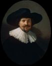 Рембрандт ван Рейн - Портрет мужчины, носящего черную шляпу 1634