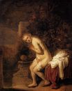 Рембрандт ван Рейн - Купание Сусанны 1634