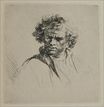 Рембрандт ван Рейн - Человек с вьющимися волосами 1635