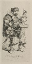 Рембрандт ван Рейн - Шут 1635