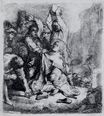 Рембрандт ван Рейн - Побиение камнями святого Стефана 1635