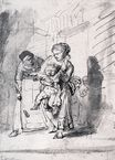 Рембрандт ван Рейн - Ребенок в истерике 1635