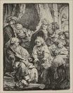 Рембрандт ван Рейн - Иосиф рассказывает о своих снах родителям и братьям 1638