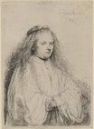 Рембрандт ван Рейн - Саския в образе Святой Екатерины. Маленькая еврейская невеста 1638