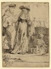 Рембрандт ван Рейн - Смерть, являющаяся супружеской паре около открытой могилы 1639