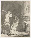 Рембрандт ван Рейн - Обезглавливание Иоанна Крестителя 1640