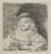 Рембрандт ван Рейн - Мужчина, играющий в карты 1641