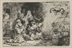 Рембрандт ван Рейн - Ангел Рафаил, покидающий семейство Товия 1641