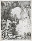 Рембрандт ван Рейн - Воскрешение Лазаря 1642