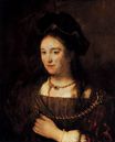 Рембрандт ван Рейн - Саския, жена художника 1643