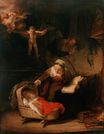 Рембрандт ван Рейн - Святое семейство 1645