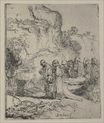 Рембрандт ван Рейн - Тело Иисуса Христа Проведенные к Могиле 1645