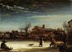 Рембрандт ван Рейн - Зимний пейзаж 1626