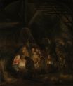 Рембрандт ван Рейн - Поклонение пастухов 1646