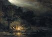 Рембрандт ван Рейн - Отдых на пути в Египет 1647