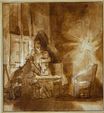 Рембрандт ван Рейн - Ужин в Эммаусе 1649