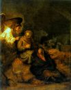 Рембрандт ван Рейн - Сон Святого Иосифа 1650-1655