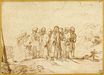 Рембрандт ван Рейн - Христос и Хананеянка 1650