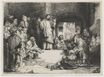 Рембрандт ван Рейн - Проповедь Христа 1652