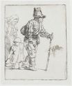 Рембрандт ван Рейн - Крестьянская семья в дороге 1652