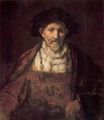 Рембрандт ван Рейн - Портрет старого человека в красном 1654