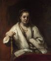 Рембрандт ван Рейн - Портрет Хендрикье Стоффельс 1654-1659