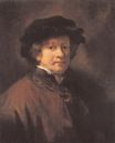 Рембрандт ван Рейн - Автопортрет 1654