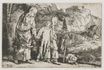 Рембрандт ван Рейн - Христос возвращается из Храма вместе со своими родителями 1654