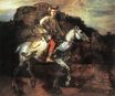 Рембрандт ван Рейн - Польский всадник 1655