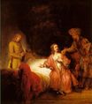 Рембрандт ван Рейн - Жена Потифара обвиняет Иосифа 1655