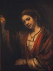 Рембрандт ван Рейн - Хендрикье у открытой двери. Портрет Хендрикье Стоффельс 1656