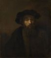 Рембрандт ван Рейн - Бородатый человек в шапке 1657