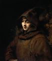 Рембрандт ван Рейн - Титус ван Рейн в образе монаха 1660