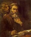 Рембрандт ван Рейн - Святой Матфей и Ангел 1661