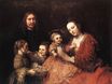 Рембрандт ван Рейн - Семейная группа 1666-1668