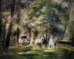 Огюст Ренуар - В парке Сент-Клюд 1866