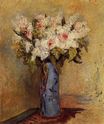 Огюст Ренуар - Ваза сирени и розы 1870