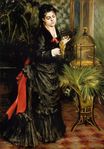 Огюст Ренуар - Женщина с попугаем Генриетта Даррас 1871