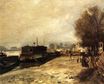 Огюст Ренуар - Прачечная на берегу Сены под Парижем 1873