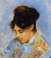 Огюст Ренуар - Портрет мадам Клод Моне. Камилла Моне 1872
