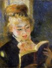 Молодая женщина за чтением книги 1876