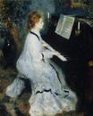Огюст Ренуар - Молодая женщина за фортепиано 1876