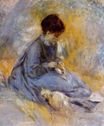 Молодая женщина с собакой 1876