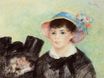 Огюст Ренуар - Молодая женщина в соломенной шляпе 1877