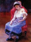 Огюст Ренуар - Спящая девушка. Девушка с котом 1880